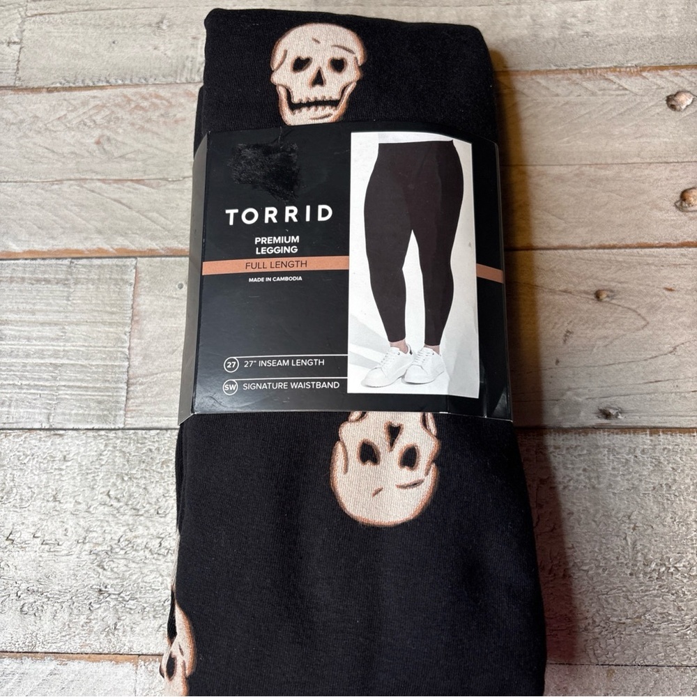 (Sold) Full Length Signature Waist Premium Moody Skulls Leggings 4X (26) - Picture 3 of 12